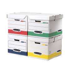 Fellowes Bankers Box PRIMA FLIP TOP CUBE- RED Fellowes Bankers Box PRIMA FLIP TOP CUBE- RED