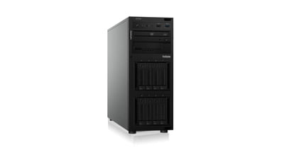 Lenovo ST250 Xeon E-2224 (4C 3.4GHz 8MB Cache/71W), 1x16GB, O/B, 3.5" HS (4), SW RAID, HS 550W