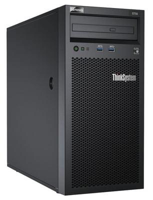 Lenovo ST50 Xeon E-2126G  (6C 3.3GHz 12MB Cache/80W), SW RAID, 2x2TB SATA, 1x16GB, 250W, No DVD