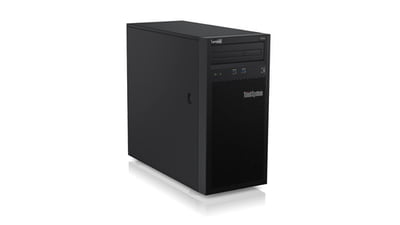 Lenovo ST50 Xeon E-2224G  (4C 3.5GHz 8MB Cache/71W), SW RAID, 2x1TB SATA, 1x8GB, 250W, Slim DVD-RW