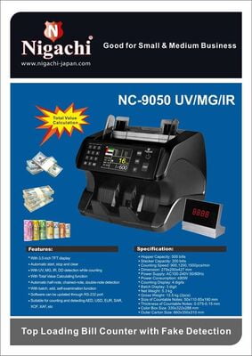 Nigachi NC-9050 UV/MG/IR/ Tourch screen TFT Disply