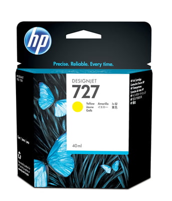 HP 727 Original Yellow