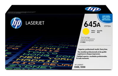 HP 645A Yellow Original LaserJet Toner Cartridge C9732A