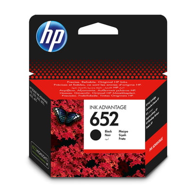 HP 652 Black Original Ink Advantage Cartridge F6V25AE