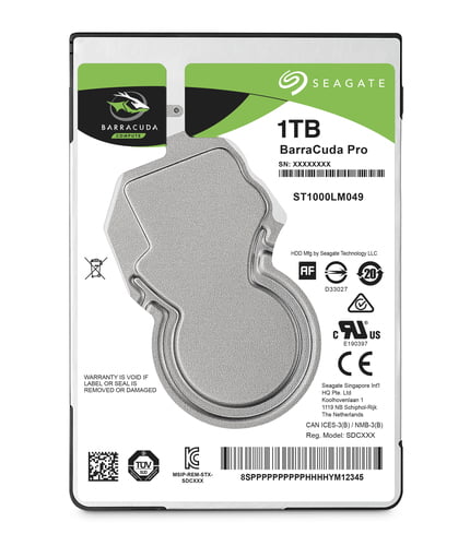 Segate ST1000LM049 BarraCuda® Pro 2.5" Segate ST1000LM049 BarraCuda® Pro 2.5"