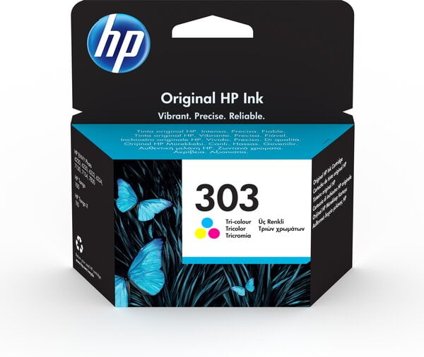 HP 303 Tri-color Original Ink Cartridge HP 303 Tri-color Original Ink Cartridge