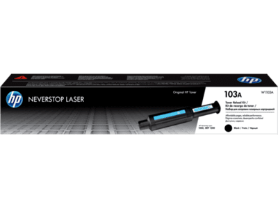 HP 103A Black Original Neverstop Laser Toner Reload Kit (W1103A)