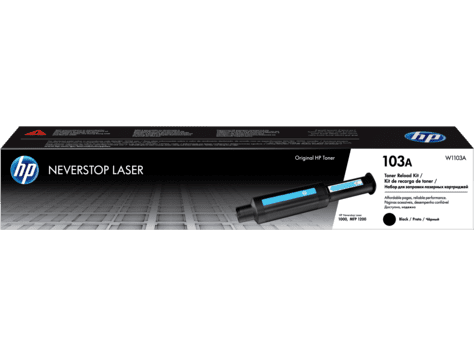 HP 103A Black Original Neverstop Laser Toner Reload Kit (W1103A)