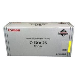 Yellow Canon C-EXV26 Toner Cartridge (6,000 pages)